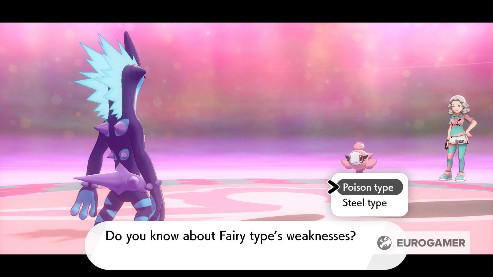 Pokémon Sword and Shield Ballonlea Gym answers and solutions to Opal's